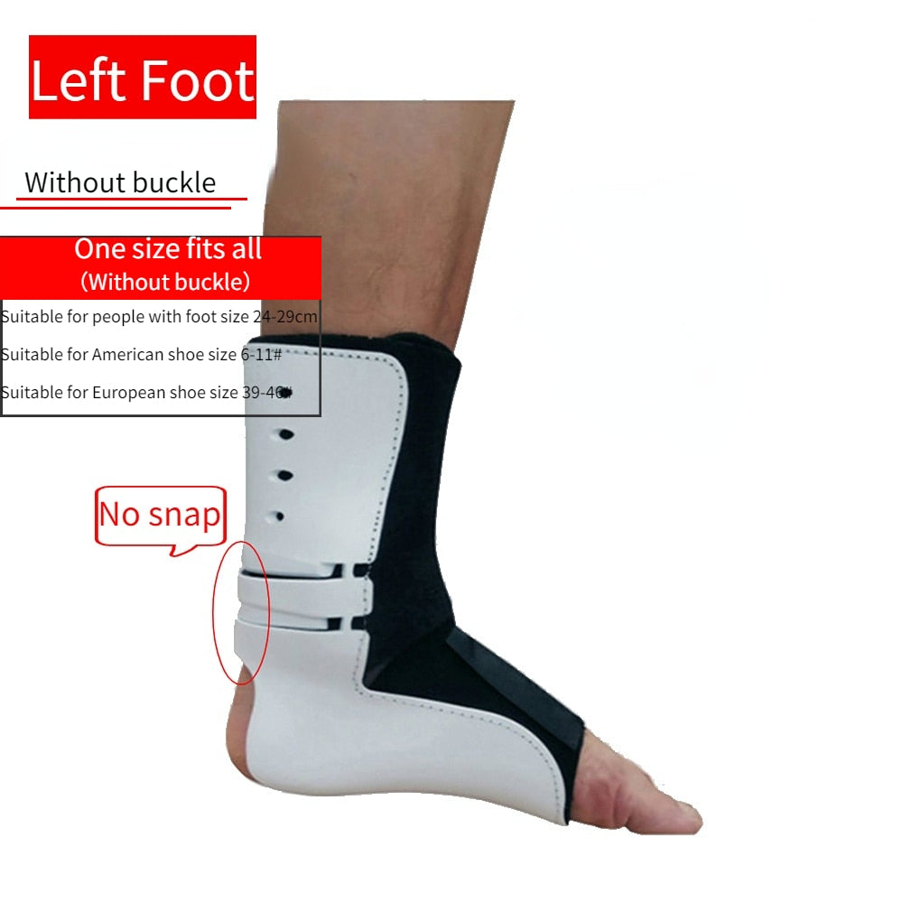 Adjustable Foot Droop Splint Brace Orthosis Ankle Joint Fixed Strips Guards Support Sports Hemiplegia Rehabilitation Equipment